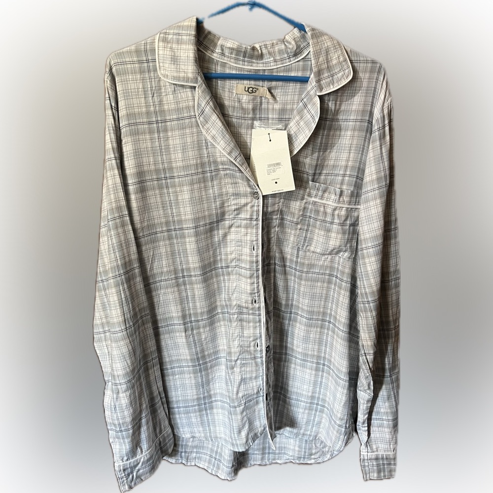UGG Soft Pajama Top Blouse NWT
